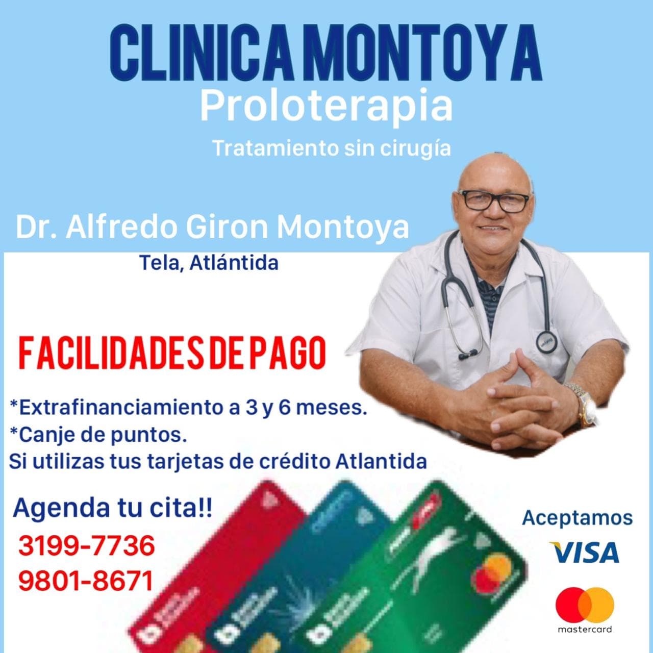 Clínica Médica Montoya - Especialistas en Proloterapia en Honduras, Tela Atlántida